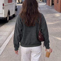 Women's Color Block Stand Collar Pullover Hoodie - image 2