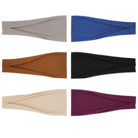 6 Pack Headbands For Women, Boho Wide Head Bands Hair Accessories - image 6
