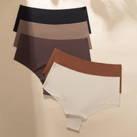 Women's Plus Size Ice Silk Seamless Low Waist Thong Panties - image 6