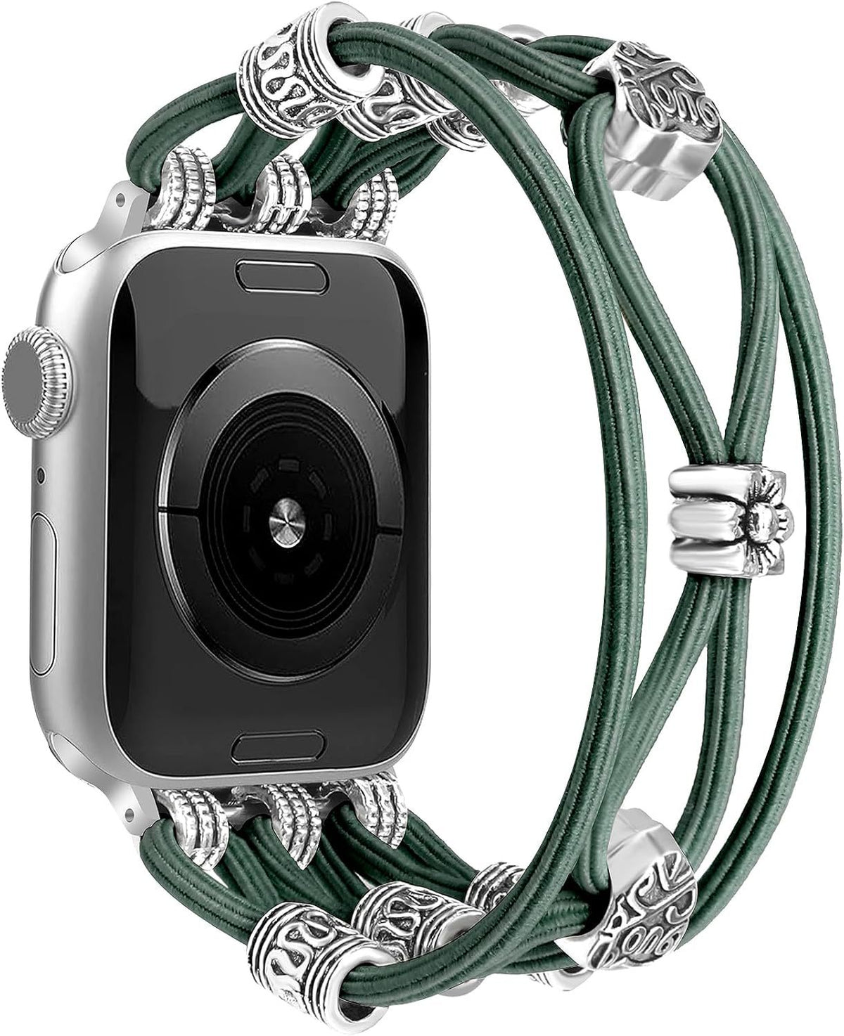 Boho Woven Pearl Band Compatible with Apple Watch - image 7