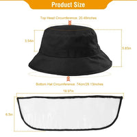 Fishman Hat Protective Face Shield Removable Sun Bucket Cap - image 2