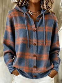 Women's Loose Hooded Sweater Cardigan - image 12