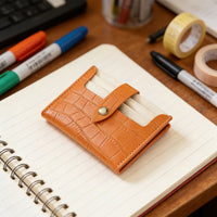 Simple Card Holder-Orange 6670 - image 5