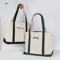 Personalized Embroidered Name Beach Tote - image 1
