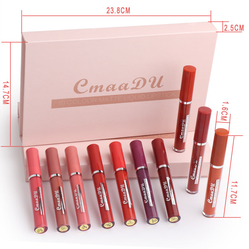 Non-Stick Cup Waterproof Matte Lipstick - image 2