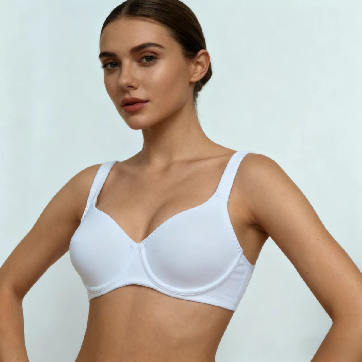 Plus Size Soft Breathable Push-Up Bra - image 2