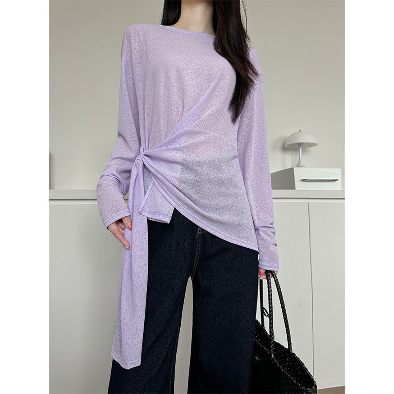 Lightweight Sheer Long Sleeve Sun Shirt - image 8