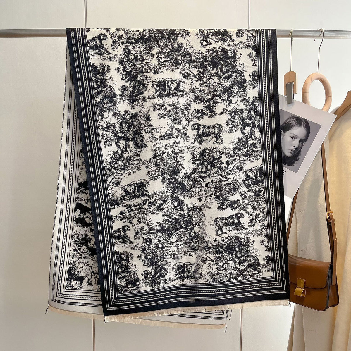 Camellia Faux Cashmere Scarf - image 3