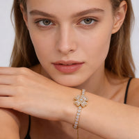 Sterling Silver Infinity Heart Bracelet - image 2