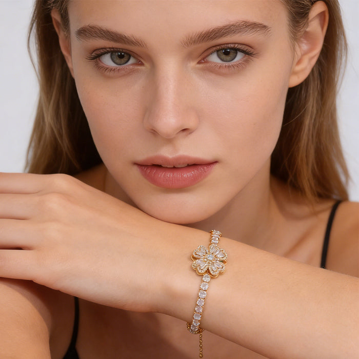 Sterling Silver Infinity Heart Bracelet