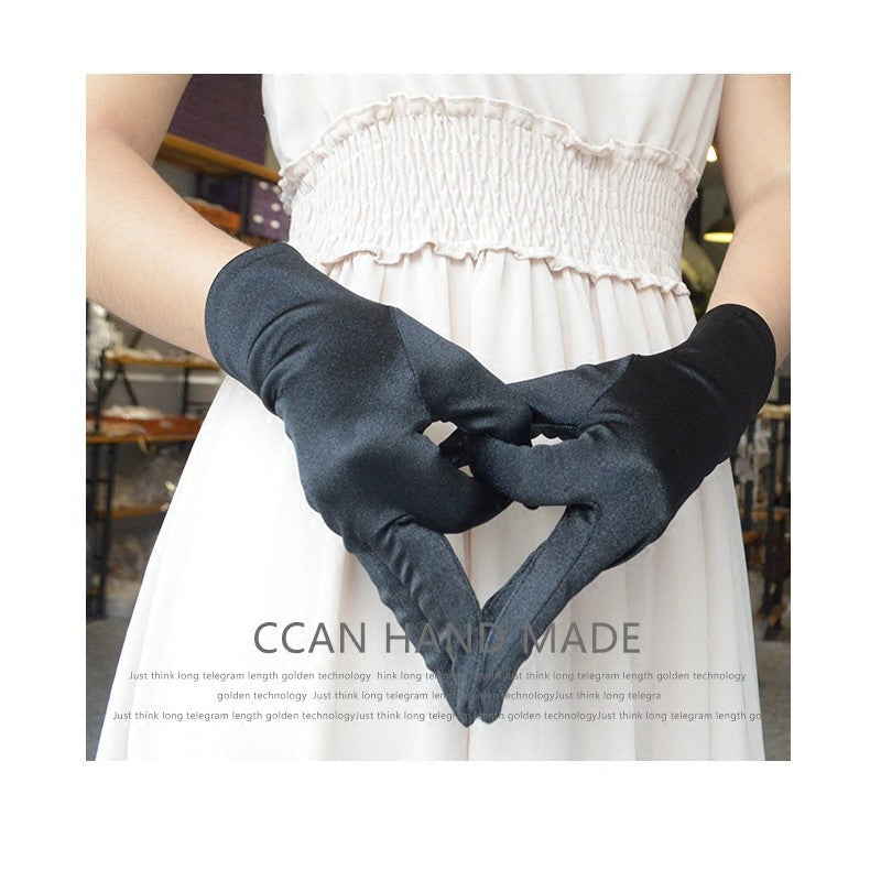 Satin Long and Short Gloves - image 3