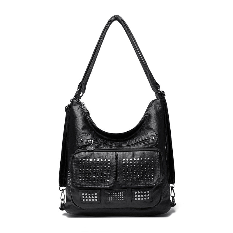 Vintage Large Crossbody Shoulder Bag - image 7