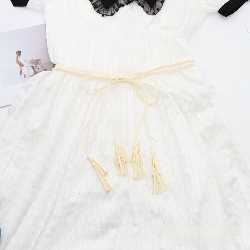 Women's Thin Braided Knot Belt - image 3