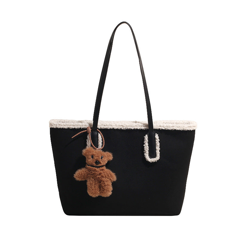 Fluffy Faux Fur Handbag - image 11