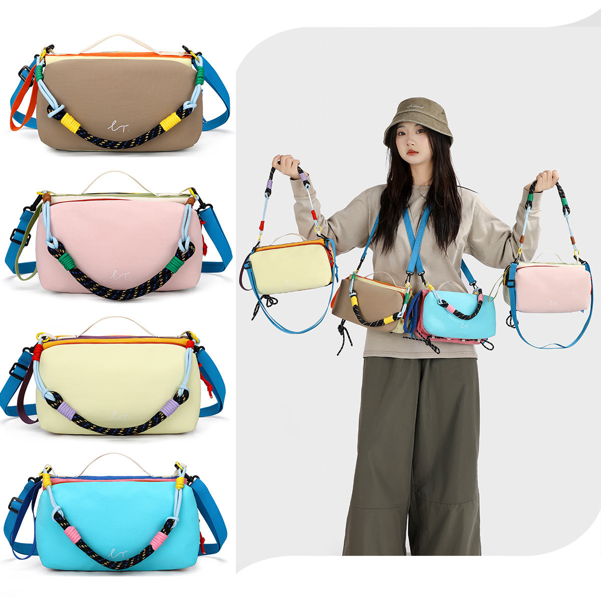 Contrast Color Mini Phone Handbag - image 2