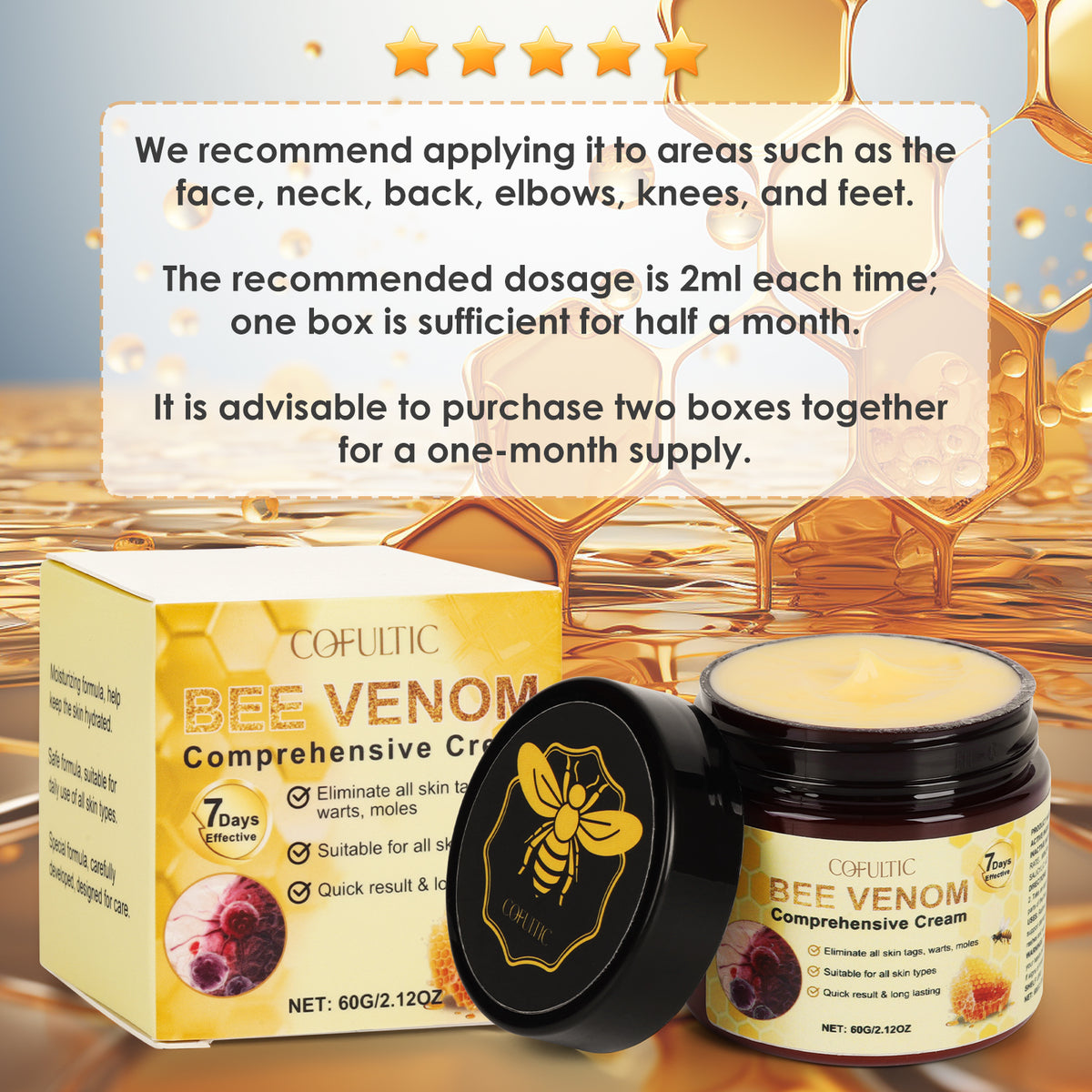 Cofutic Skin Care Cream Gentle Hydrating Smooth Delicate And Moisturizing Skin Daily Nourishing Body Cream - image 3