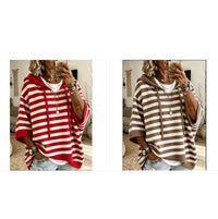 Womens Knitted New-Style Hooded Drawstring Sweater - image 4