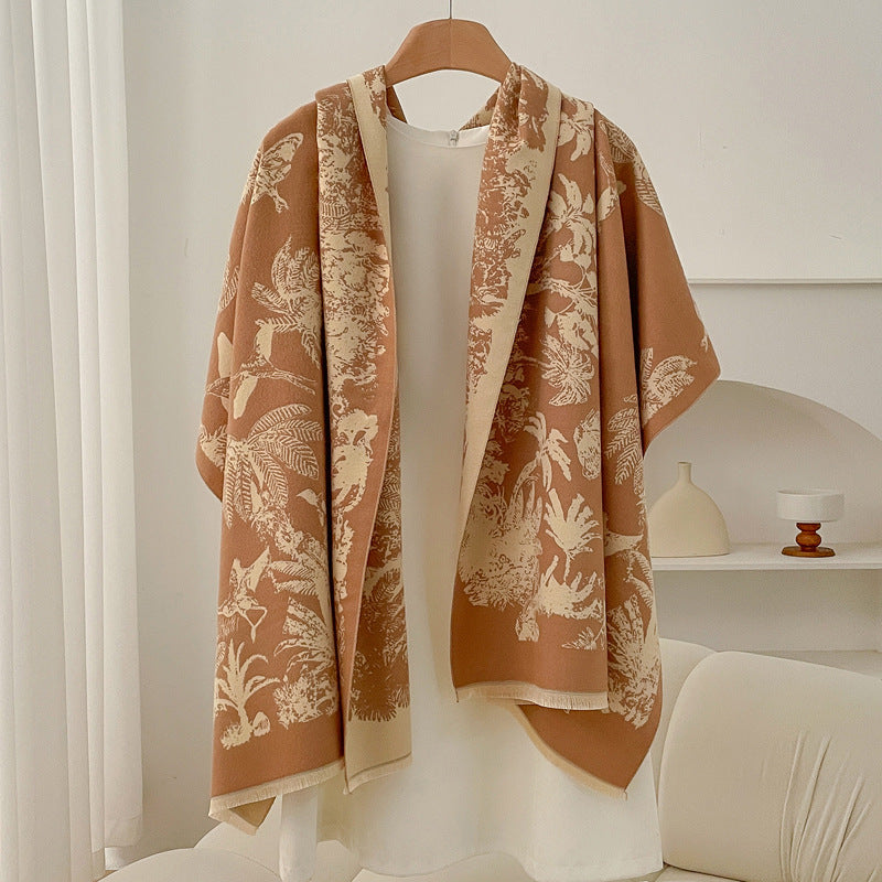 Retro High Sense Artificial Cashmere Scarf - image 12