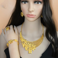 Gold Plated Jewelry Set - image 4