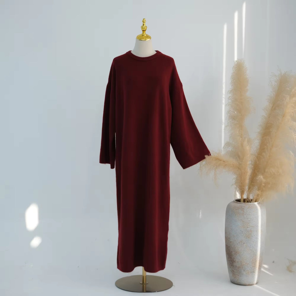 Women's Simple Winter Knit Dress