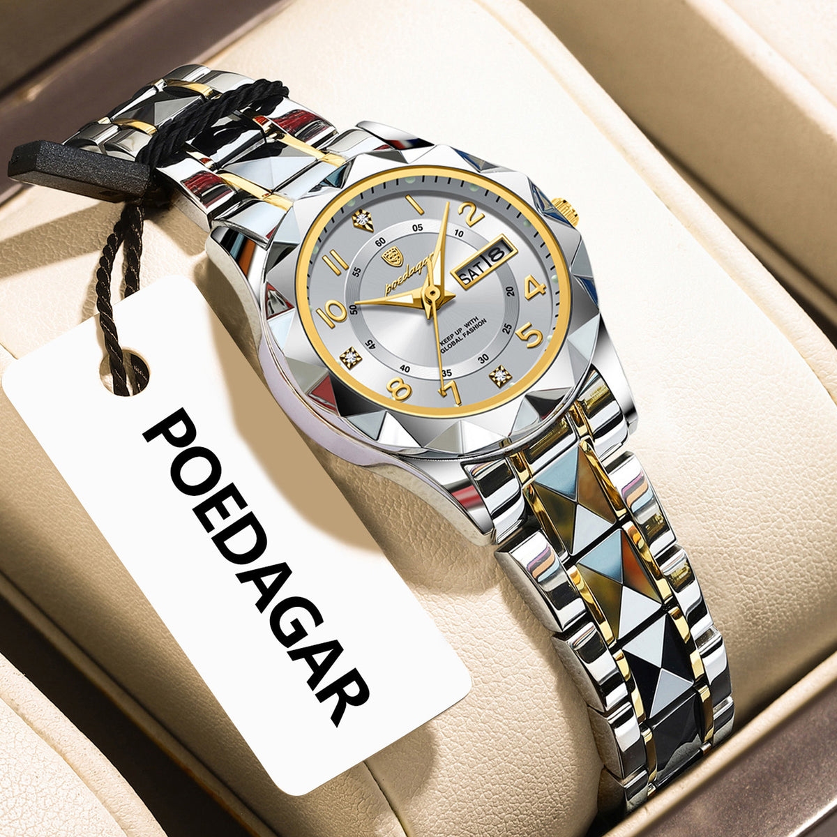 Women's Waterproof Luminous Dual Calendar Watch - image 7