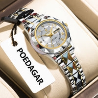 Women's Waterproof Luminous Dual Calendar Watch - image 7