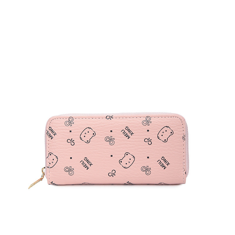 Printed Zip Long Clutch Wallet - image 8