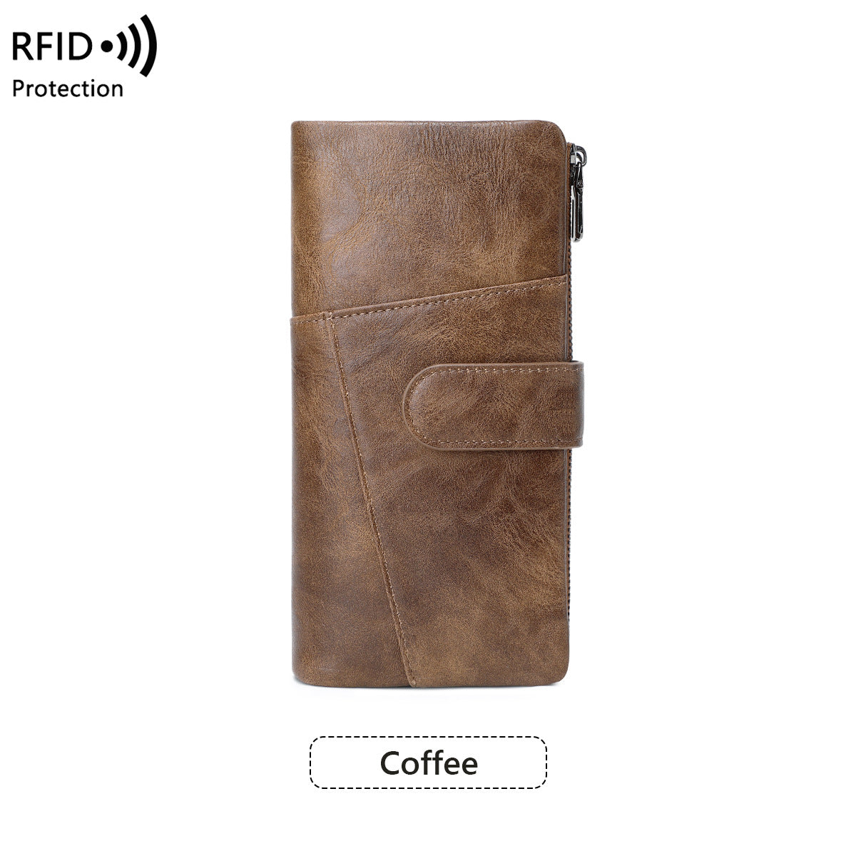 RFID Blocking Zip Around Long Wallet - image 10