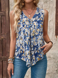Women's V-Neck Casual Sleeveless Summer Top Vest Shirt - image 4