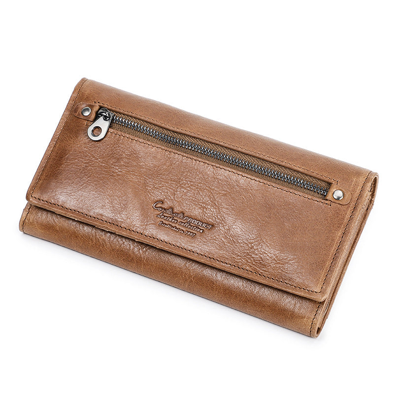 Women's Long Genuine Leather Clutch Wallet - image 7