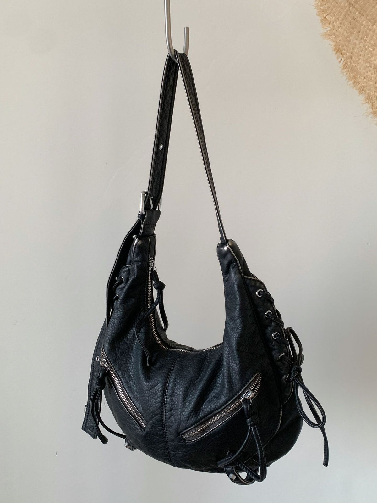 Retro Minimalist Large Shoulder Bag - image 7