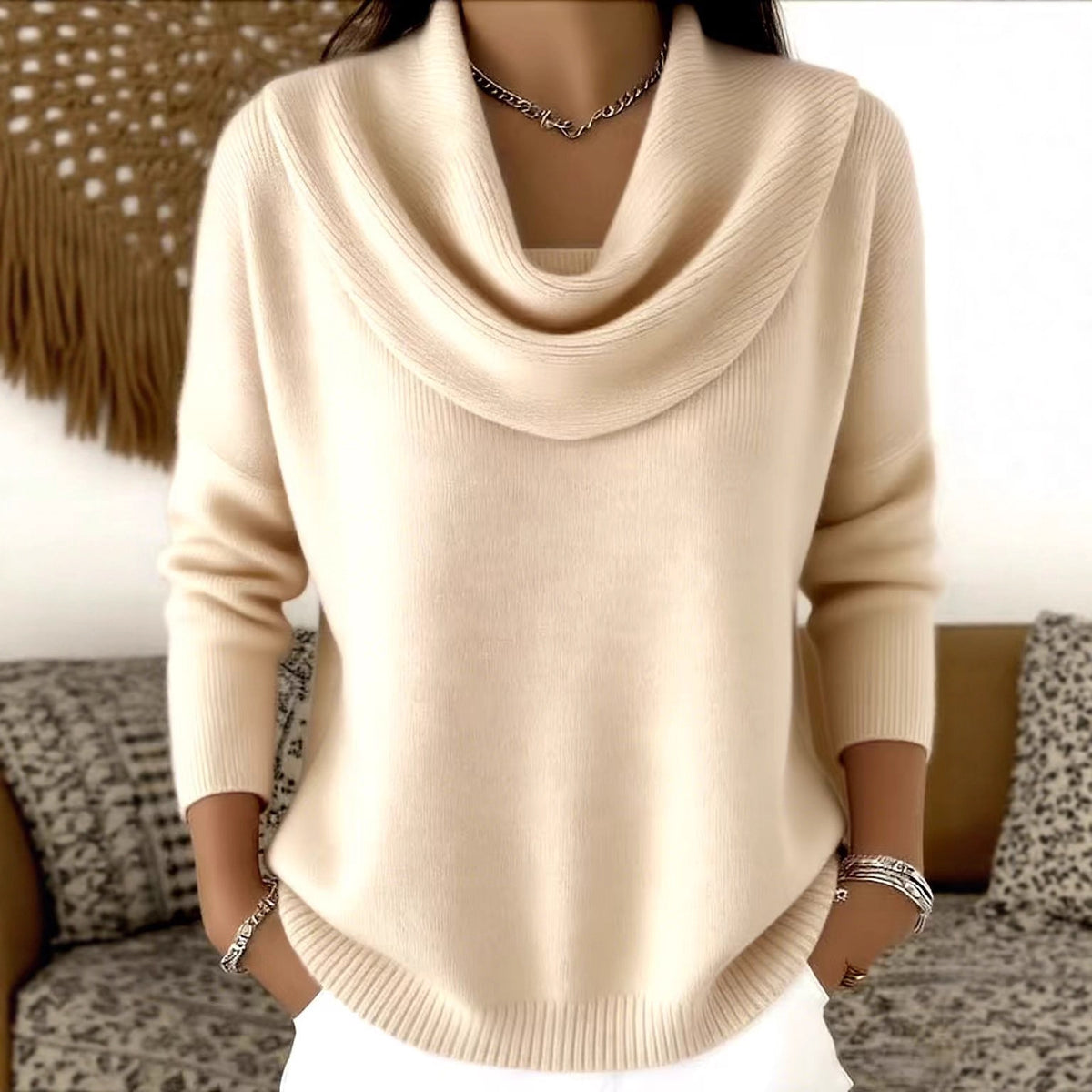 Autumn And Winter Long-sleeved Sweater - image 3