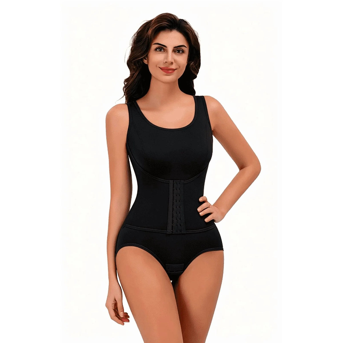 Women's Tummy Control Bodysuit Shapewear with Waist Trainer & Butt Lifter