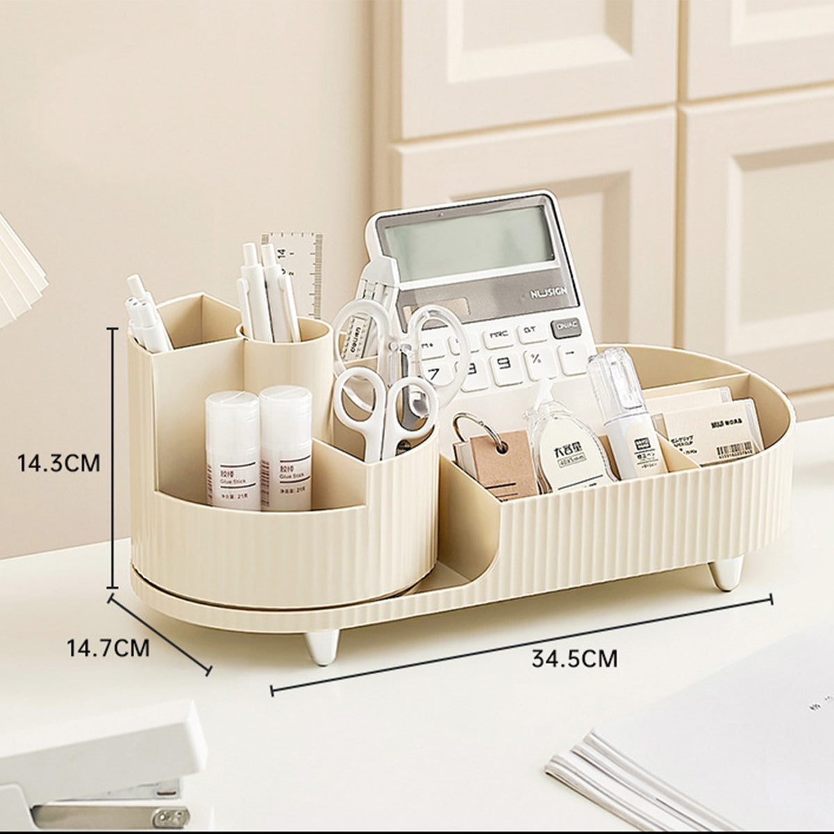 Rotating Countertop Makeup Organizer