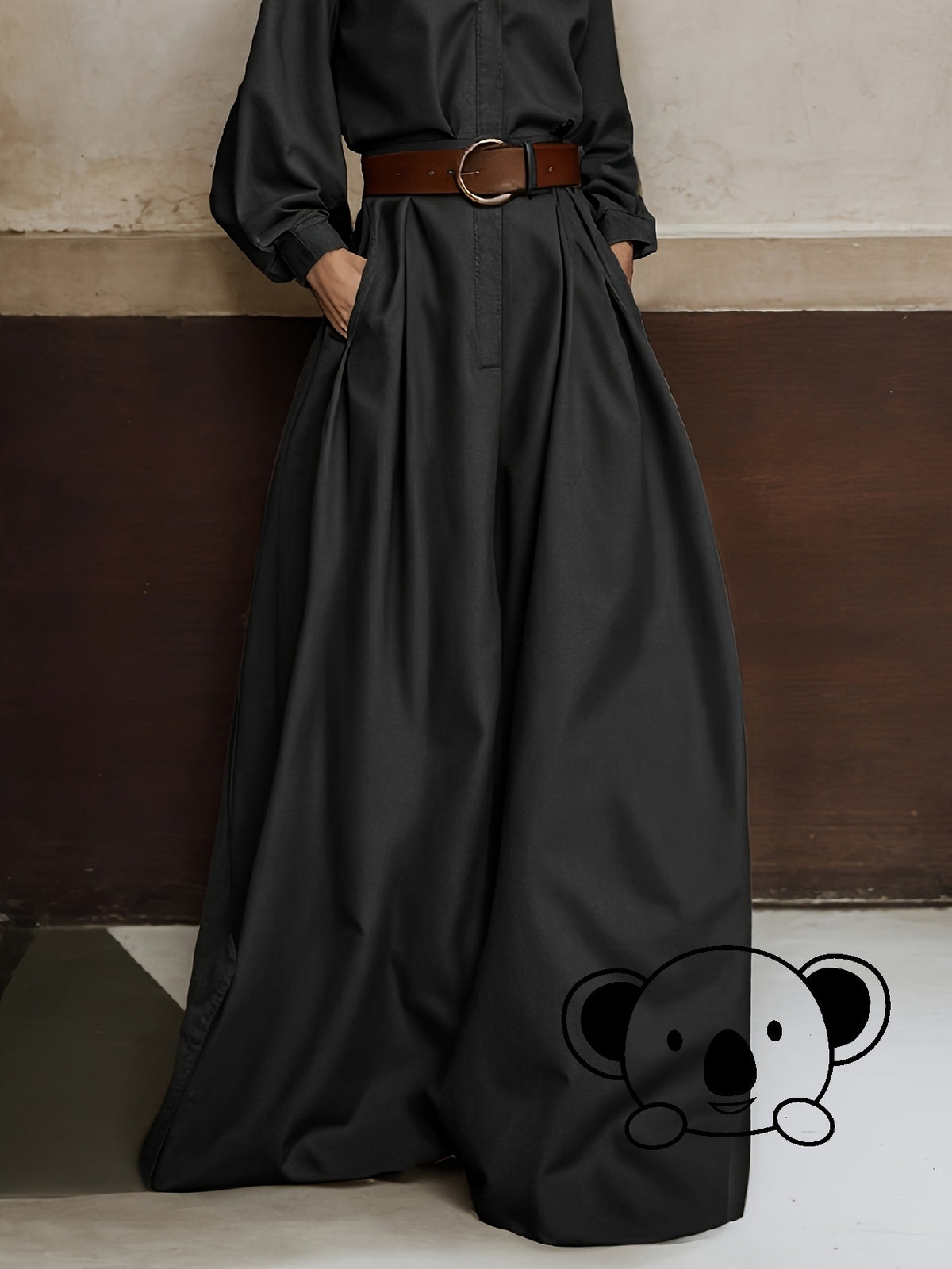 Women's Vintage Casual Long Dress - image 5