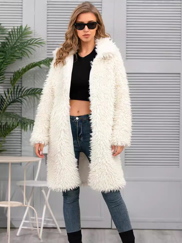 Women's Faux Fur Coat - image 2