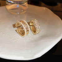 Pearl & Zircon Open Ring - image 6