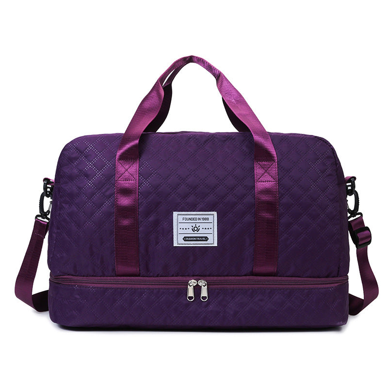 Bolso de gimnasio y viaje multifuncional con bolsillo seco y húmedo - image 12