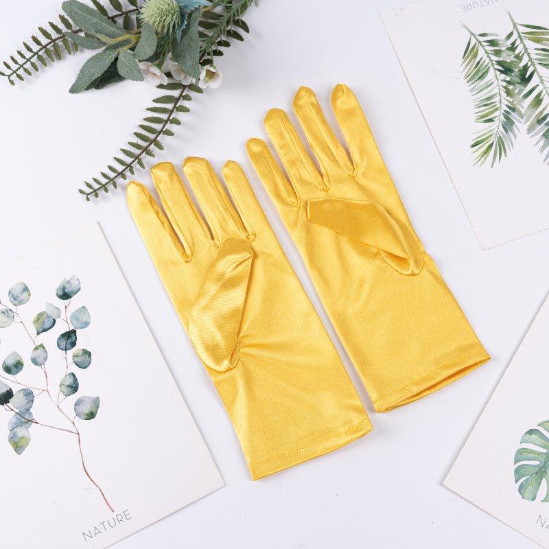 Satin Long and Short Gloves - image 9