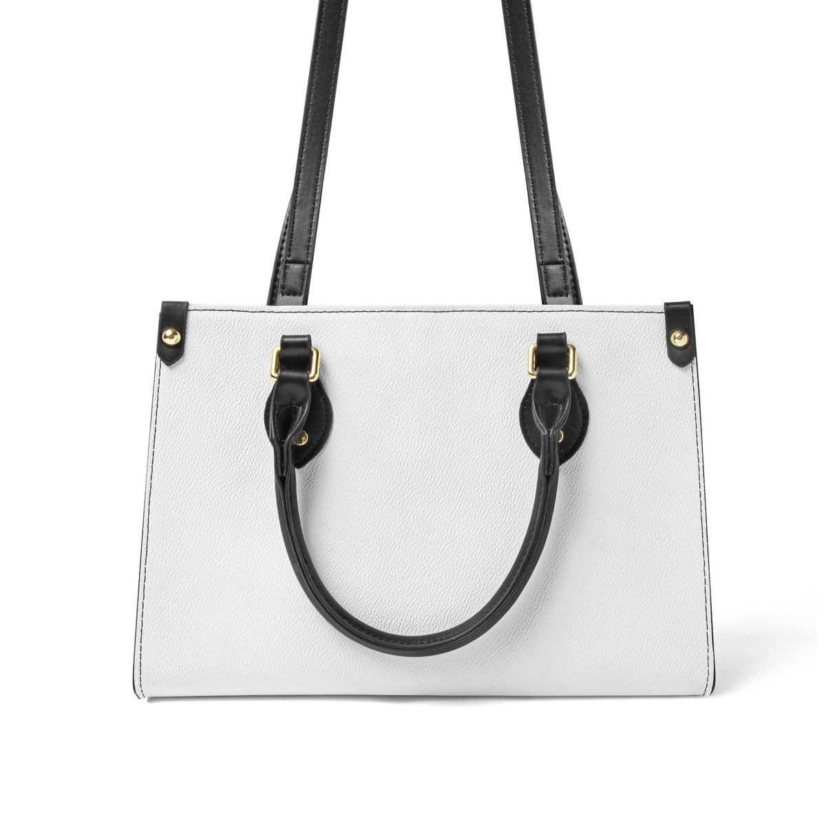Personalized Faux Leather Tote Bag