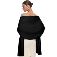 PULI Women's Pashmina Shawl Wrap Large Wedding Bridal Evening Winter Scarf - image 2