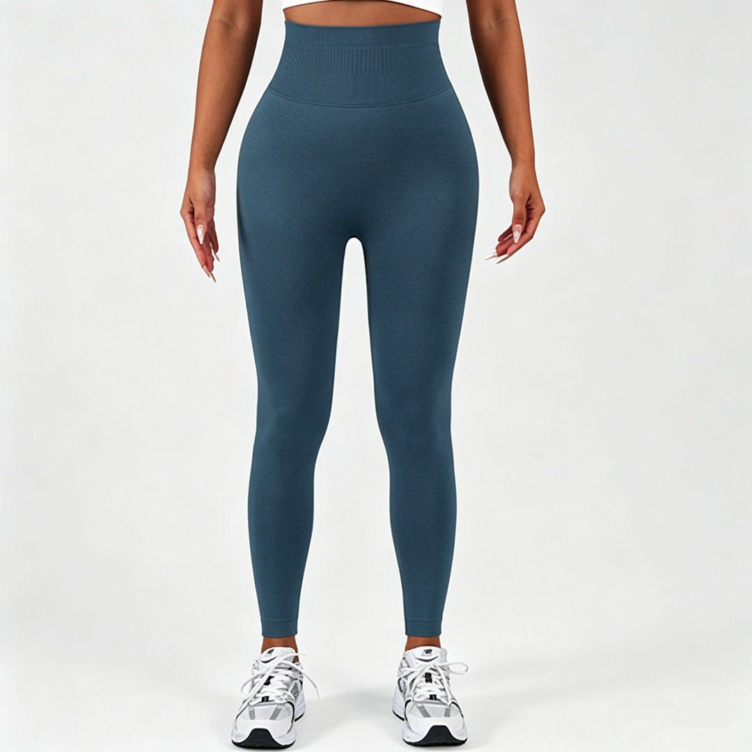 Women's High Waisted Tummy Control Full Length Yoga Leggings - image 5