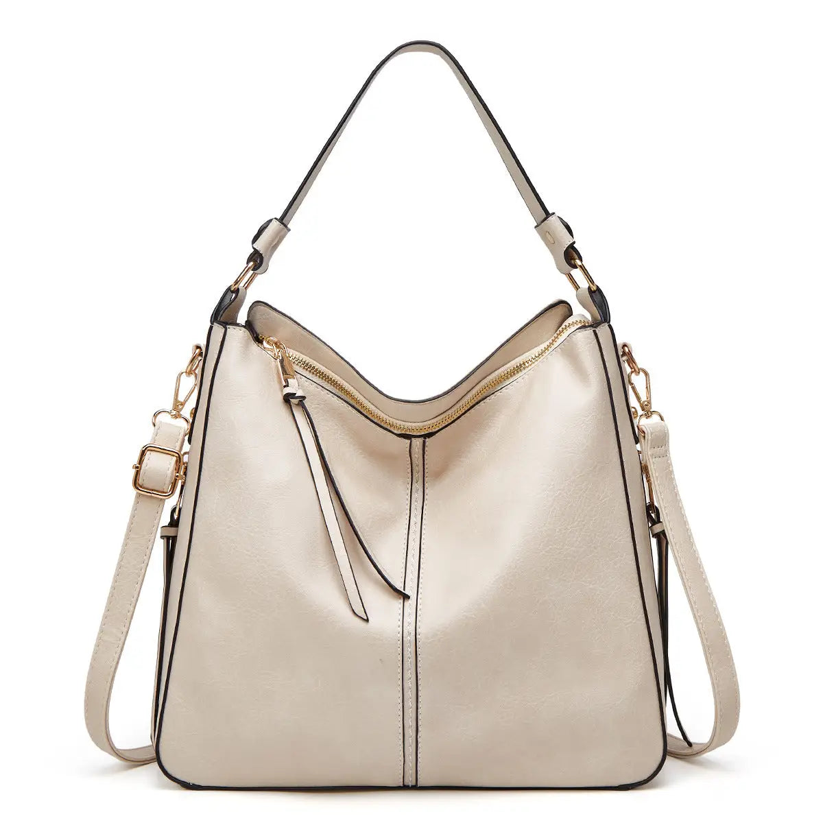 Bolso tipo hobo con cremallera - image 12
