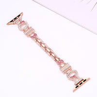Rabbit Rhinestone Metal Band Compatible with Apple Watch - image 9