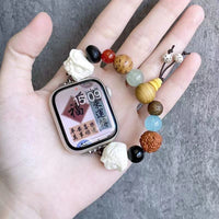 Embroidered Lion Dance Watch Band - image 1