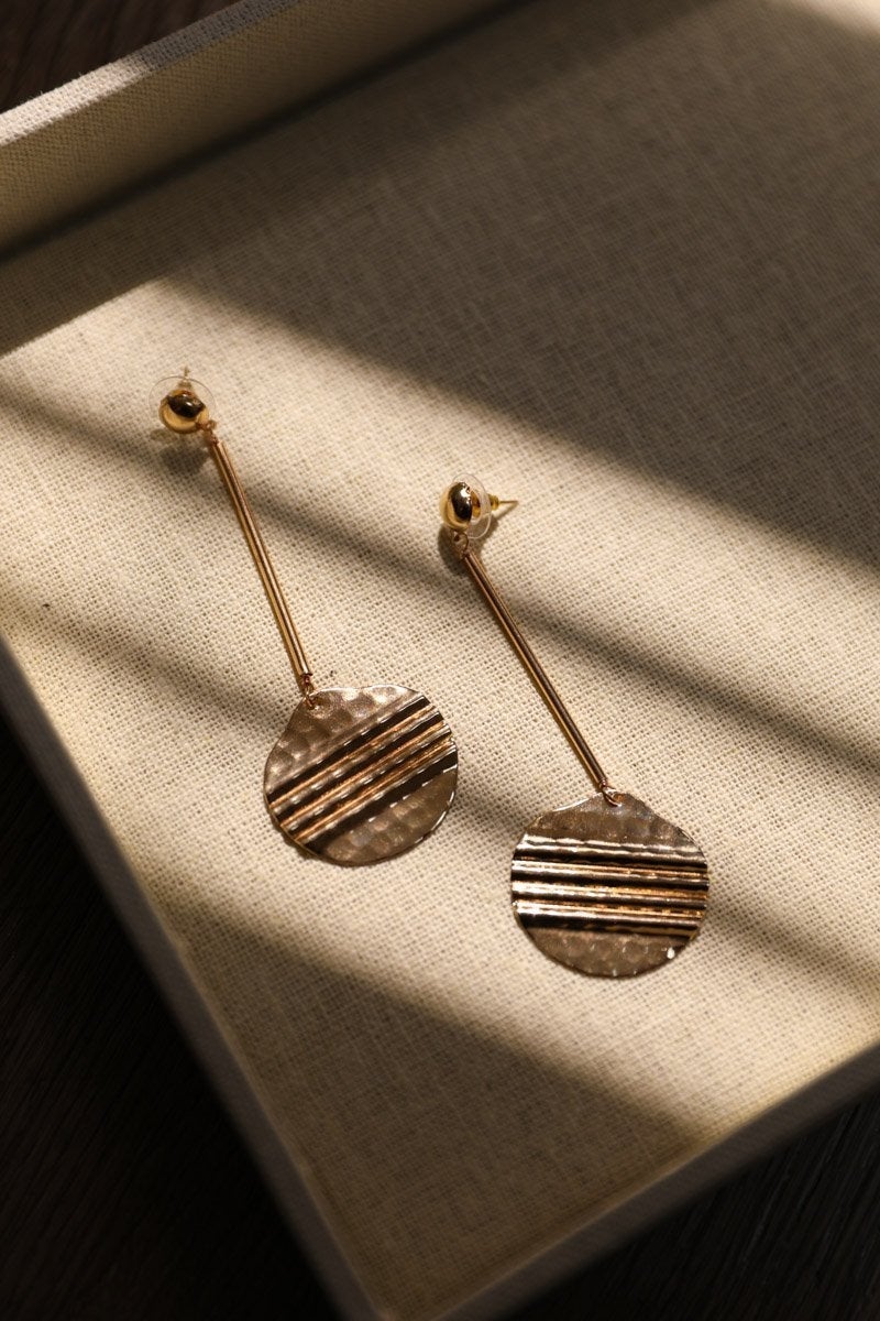 First Ancient Coin Roman Coin Earrings | Grace Velvet