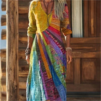 French Style Soft Print Dress - image 1